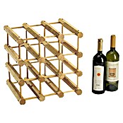 Weinregal (28 x 34 x 34 cm, Naturbelassen)