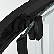 Sanotechnik Quickline Kompletni tuš Dallas  (90 x 90 x 210 cm, Bela/Črna, Upognjene oblike) | Kompletne tuš kabine | Tuš kabine | Tuširanje | Kopalnica in sanitarije | Izdelki | BAUHAUS