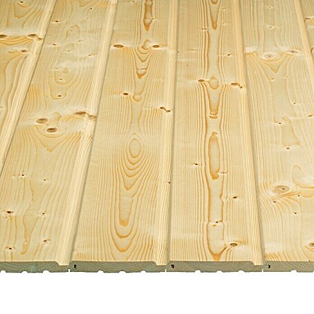 Profilholz (Fichte, Hobelfallend, 300 x 14,6 x 1,9 cm)