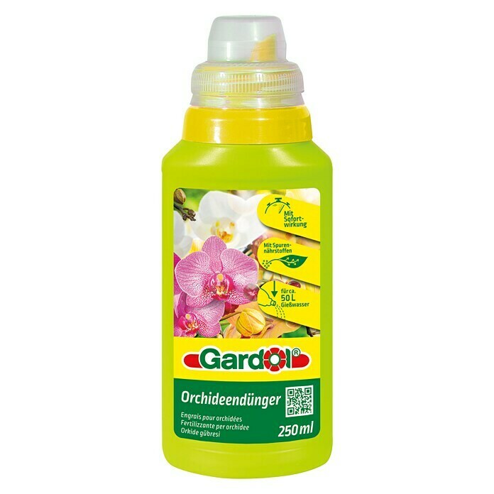 Gardol Orchideendünger250 ml, Inhalt ausreichend für ca.: 50 l Gießwasser Front View