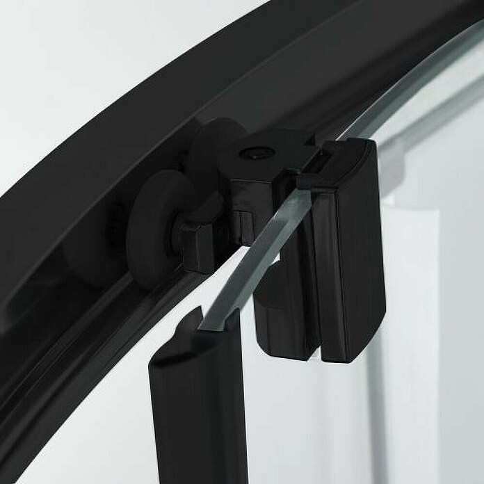 Sanotechnik Kompletni tuš Boston  (Do x Š x V: 120 x 90 x 215 cm, Bela/črna) | Kompletne tuš kabine | Tuš kabine | Tuširanje | Kopalnica in sanitarije | Izdelki | BAUHAUS
