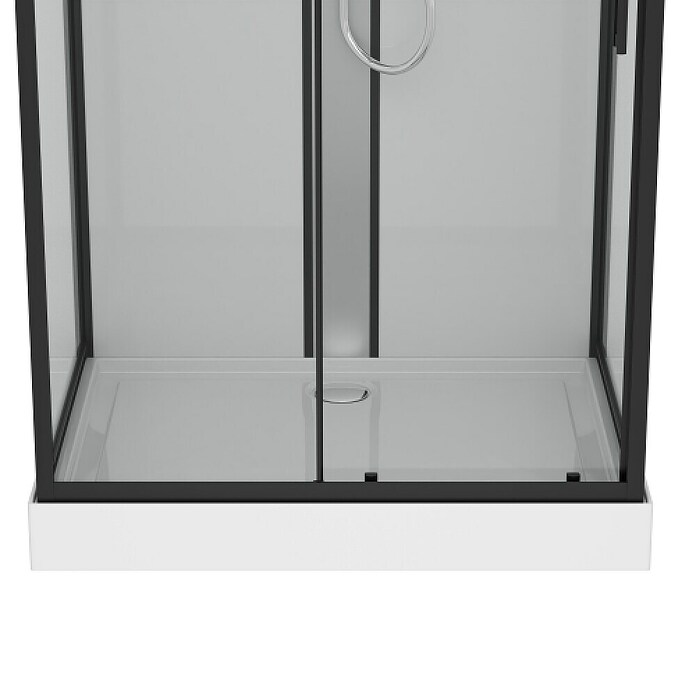 Sanotechnik Kompletni tuš Boston  (Do x Š x V: 120 x 90 x 215 cm, Bela/črna) | Kompletne tuš kabine | Tuš kabine | Tuširanje | Kopalnica in sanitarije | Izdelki | BAUHAUS
