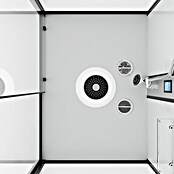 Sanotechnik Kompletni tuš Boston  (Do x Š x V: 120 x 90 x 215 cm, Bela/črna) | Kompletne tuš kabine | Tuš kabine | Tuširanje | Kopalnica in sanitarije | Izdelki | BAUHAUS