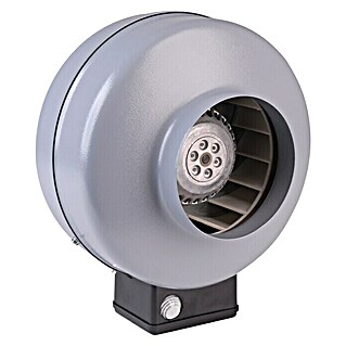 Air-Circle Rohrradialventilator (Durchmesser: 100 mm, Max. Luftleistung: 250 m³/h, Verzinkt)