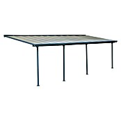 Solid Elements Marquesina adosada (Profundidad: 3 m, An x Al: 9,71 x 2,1 m, Gris antracita)