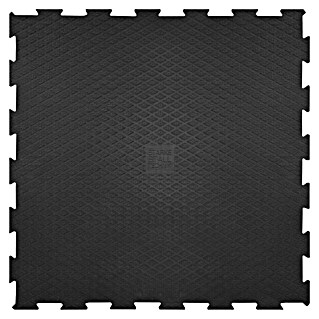 Starke Gummimatte H-PM_Classic 20 (Schwarz, 100 x 100 cm, Gummi)