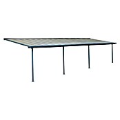 Solid Elements Marquesina adosada (Profundidad: 3 m, An x Al: 9,15 x 2,1 m, Gris antracita)