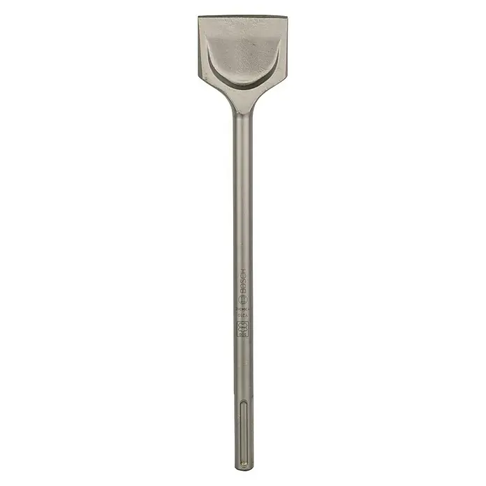 Bosch Spatmeißel Long Life - SDS Max, Breite: 80 mm, 1 Stk. - Fliesenmeißel mit SDS-Plus Aufnahme von Bosch für leichte Stemmarbeiten und das Entfernen von Fliesen, Putz- und Farbresten.