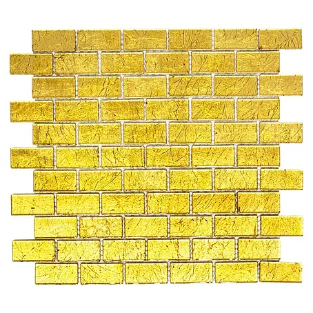 Mosaikfliese Brick Crystal Uni CM 4GO30