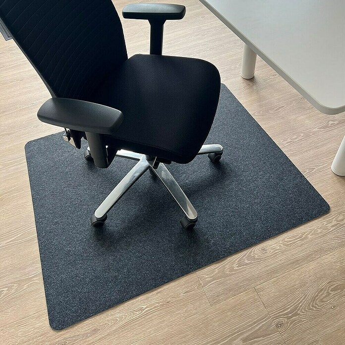 Fußbodenschutzmatte Viking (120 x 100 cm, Dunkelgrau, Polyester) | BAUHAUS