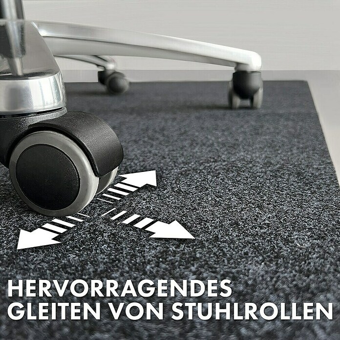 Fußbodenschutzmatte Viking (120 x 100 cm, Dunkelgrau, Polyester) | BAUHAUS