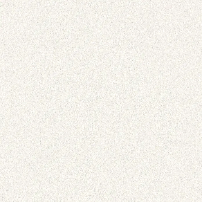 A.S. Création Vliestapete Glatte Wand Meistervlies 5 - Beige/Creme, Uni, 10,05 x 0,53 m - Detailaufnahme einer sauberen, weißen Wand mit einer feinen, leicht körnigen Textur, ideal als neutraler Hintergrund.