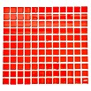 Mosaikfliese Quadrat Crystal Uni CM 4060 (32,7 x 30,2 cm, Rot, Glänzend)