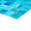 Mosaikfliese Quadrat Crystal CM 4285 (32,7 x 30,2 cm, Blau, Glänzend)