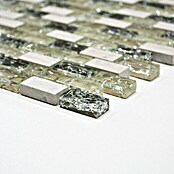 Mosaikfliese Crystal Mix XIC B1152 (30 x 28,5 cm, Grau/Grün, Glänzend)