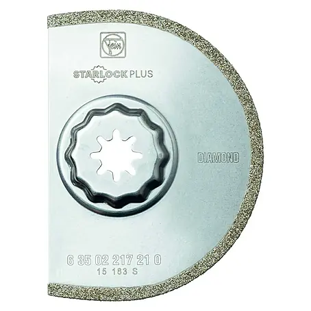 Fein Starlock Plus Hoja de sierra segmentada y diamantada