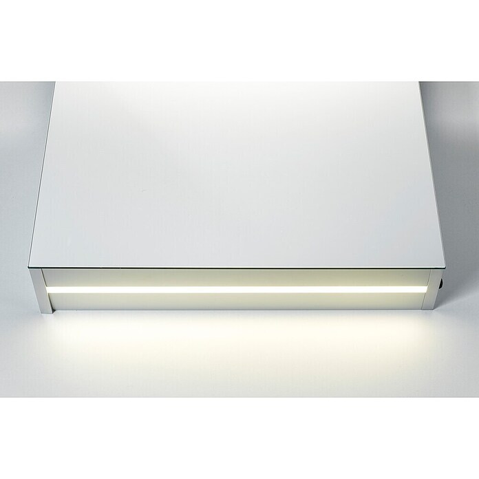 Led-spiegelkast Aluminio Light (b x h: 60 x 70 cm, Met verlichting, Aluminium)