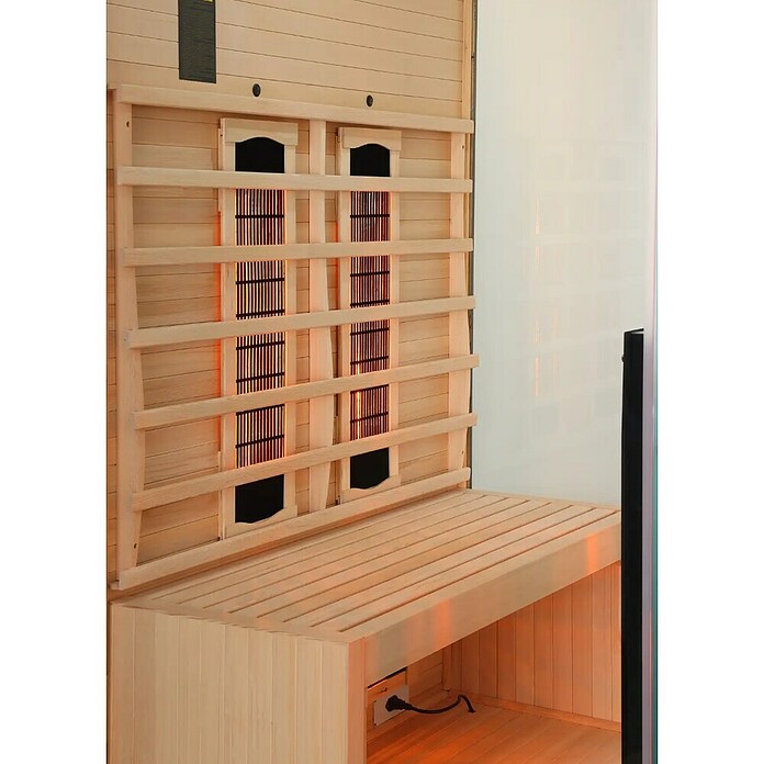 Sanotechnik Infracrvena sauna Billund 2  (D x Š x V: 100 x 125 x 190 cm, 1.850 W, 5 infracrvenih grijača) | BAUHAUS