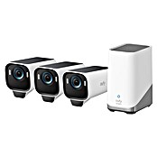 Eufy Nadzorna kamera s solarnim panelom S3 PRO  (Kot zaznavanja: 135 °, Črna/Bela) | 1335 - Alarmanlagen/Videoüberwachung/inkl Zubehör | AAHC - Sicherheitsshop | AAH - Sicherheit | AA - Eisenwaren | A - Eisenwaren | BAUHAUS