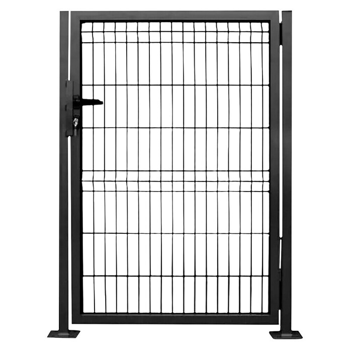 Reta Ograjna vrata  (100 x 150 cm, Kovina, Antracit) | Kovinska ograjna vrata | Vrtna in ograjna vrata | Ograje in zastori | Vrt in prosti čas | Izdelki | BAUHAUS