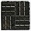 Klickfliese (Akazie, 30 x 30 x 2 cm, Dunkelgrau, 5 Stk.) | BAUHAUS