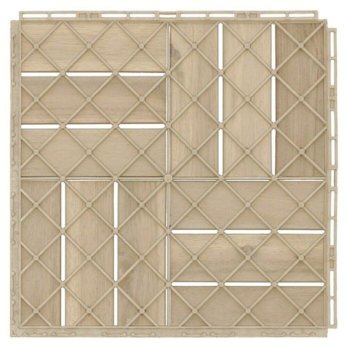 Klickfliese (Akazie, 30 x 30 x 2 cm, Beige, 5 Stk.) | BAUHAUS