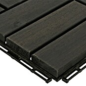 Klickfliese (Akazie, 30 x 30 x 2 cm, Dunkelgrau, 5 Stk.) | BAUHAUS