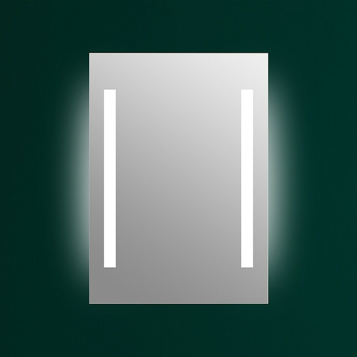 DSK Lichtspiegel Chrystal Creek (50 x 70 cm, Ohne eingebaute Digitaluhr) | BAUHAUS