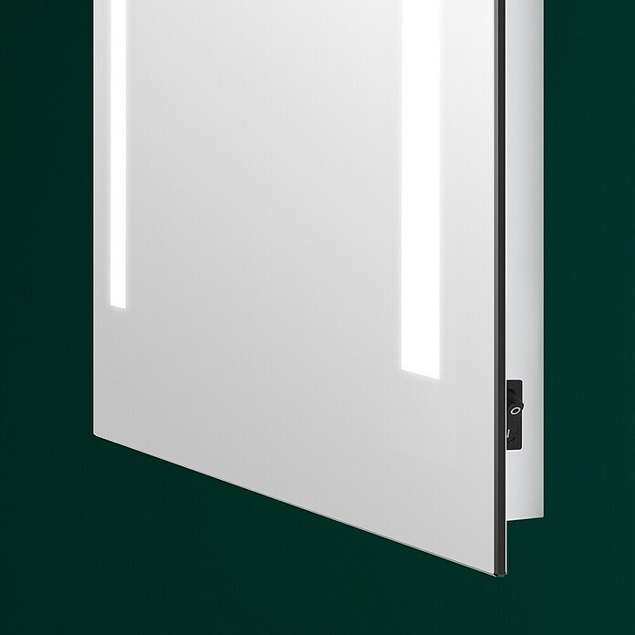 DSK Lichtspiegel Chrystal Creek (50 x 70 cm, Ohne eingebaute Digitaluhr) | BAUHAUS