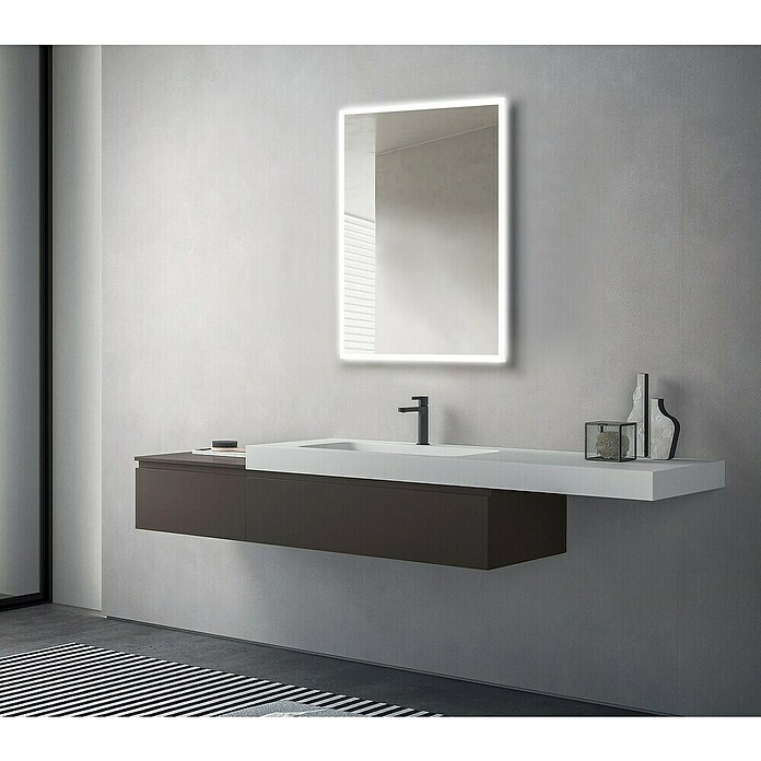 DSK Svetlobno ogledalo Silver Infinity  (50 x 70 cm) | 3750 - Leuchtspiegel | DADG - Spiegel | DAD - Badausstattung | DA - Badausstattung/Bäderwelt | D - Sanitär | BAUHAUS
