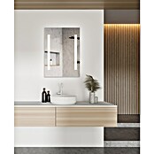 DSK Lichtspiegel Chrystal Creek (50 x 70 cm, Ohne eingebaute Digitaluhr) | BAUHAUS