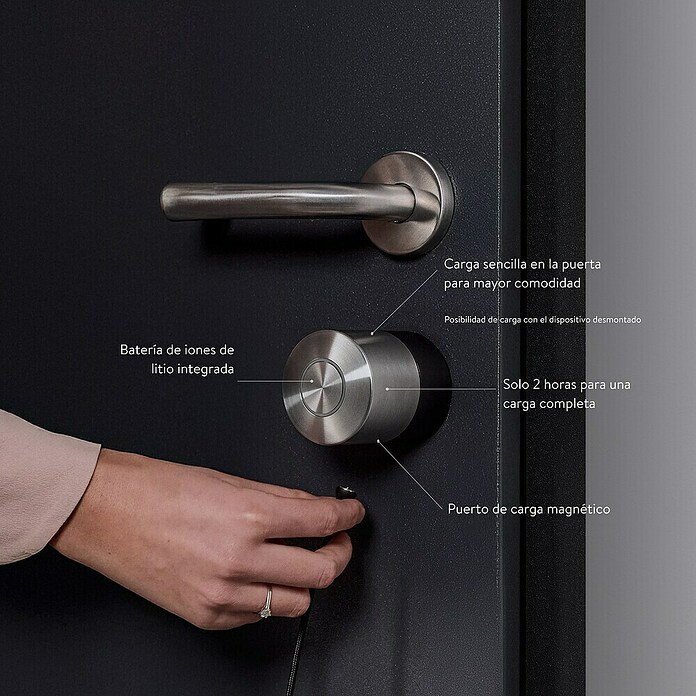 Nuki Cerradura electrónica Smart Lock Pro (Mediante app, Apto para: Puertas) | BAUHAUS