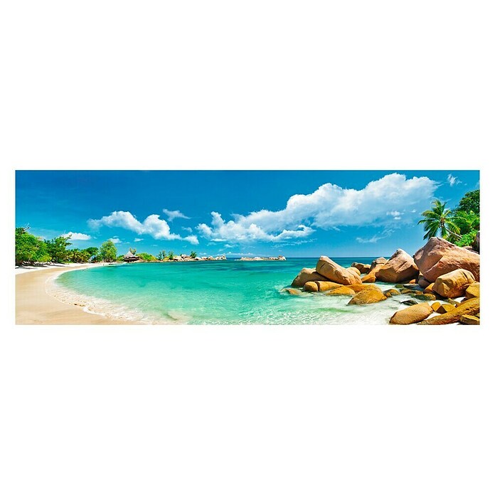 Leinwand Seychelles Beach
