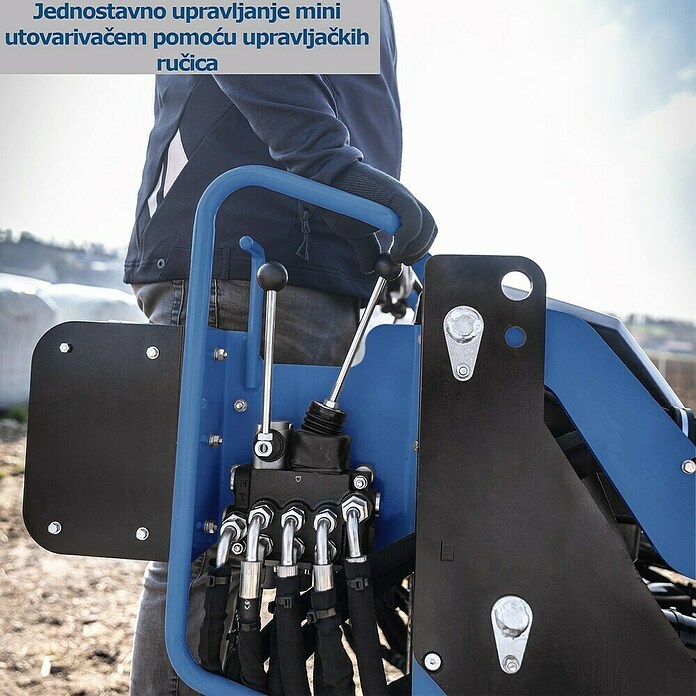 Scheppach Mali utovarivač MKL730  (Benzin, Nosivost: 200 kg, Spremnik goriva: 6 l) | BAUHAUS