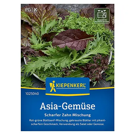 Kiepenkerl  Salatsamenmischung Asia-Gemüse Scharfer Zahn