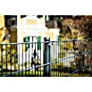 H+S Zauntechnik Zaunpfosten Oktavia UNI (RAL 7016 Anthrazit, Höhe: 1,7 m, Durchmesser: 5,5 cm, Aluminium) | BAUHAUS