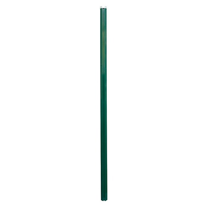 H+S Zauntechnik Zaunpfosten Oktavia UNI (RAL 6005 Moosgrün, Höhe: 1,6 m, Durchmesser: 5,5 cm, Aluminium) | BAUHAUS