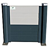 H+S Zauntechnik U-Profil (Aluminium, RAL 7016 Anthrazit, B x H: 25 x 2 000 mm) | BAUHAUS