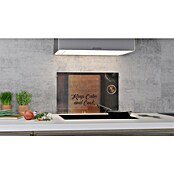 CUCINE Küchenrückwand (Keep Calm and Cook, 60 x 40 cm, Stärke: 6 mm, Einscheibensicherheitsglas (ESG))