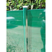 H+S Zauntechnik U-Profil RPC (L x B x H: 30 x 50 x 1 240 mm, RAL 6005 Moosgrün, Aluminium) | BAUHAUS