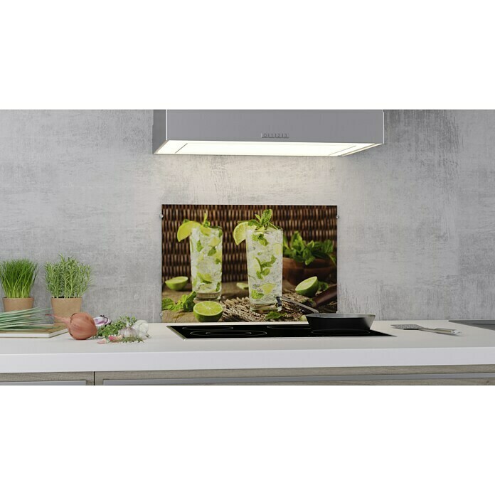 CUCINE Küchenrückwand (Caipirinha, 60 x 40 cm, Stärke: 6 mm, Einscheibensicherheitsglas (ESG))