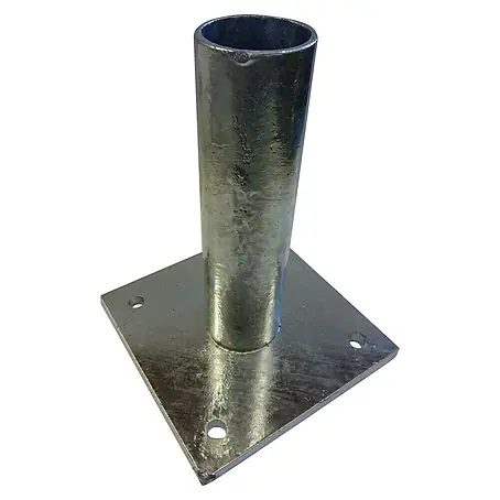 H+S Zauntechnik Zaunpfosten Dübelplatte Oktavia 2000