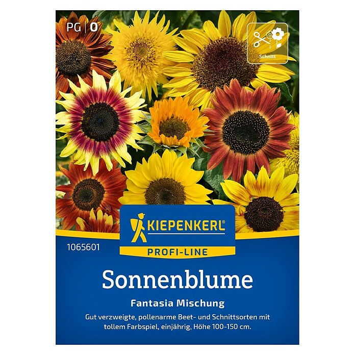 Kiepenkerl Profi-Line Blumensamenmischung Sonnenblume Fantasia (Helianthus annuus, Gelb) | BAUHAUS