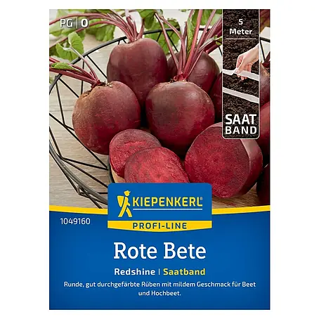 Kiepenkerl  Gemüsesamen Rote Bete Redshine - Saatband