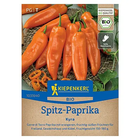 Kiepenkerl Bio Gemüsesamen Spitz-Paprika Kyra
