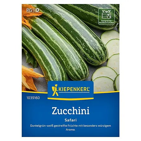 Kiepenkerl  Gemüsesamen Zucchini Safari, F1