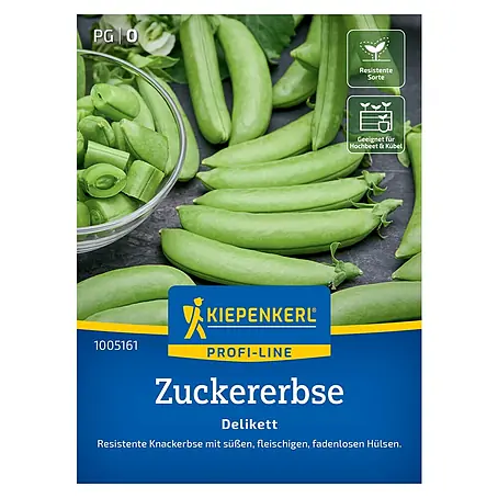 Kiepenkerl Profi-Line Gemüsesamen Zuckererbse Delikett