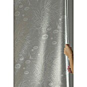Eco-Dur Duschrollo deluxe (134 x 240 cm, Seerosen, Perlmutt/Silber)