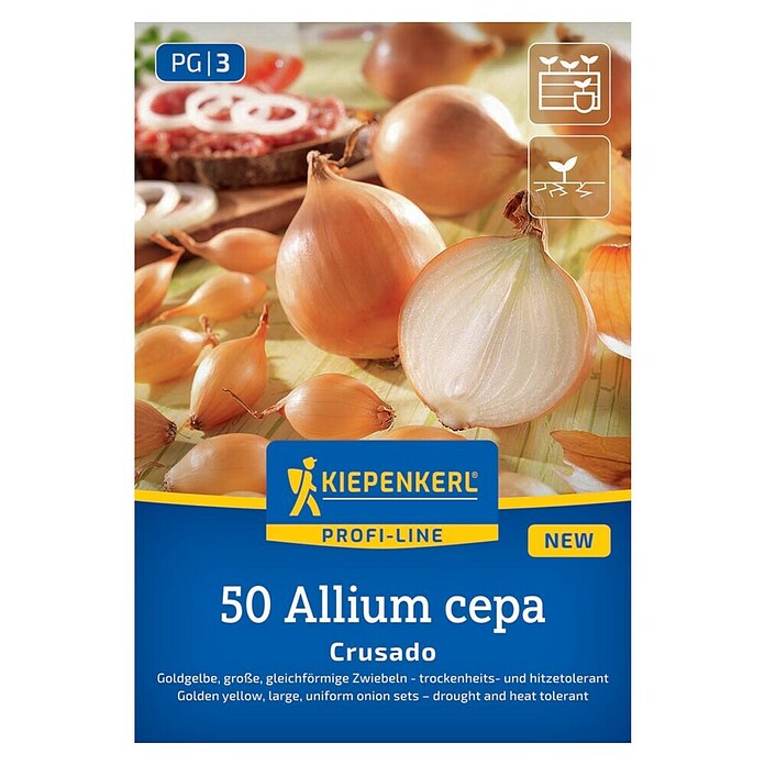 Kiepenkerl Profi-Line Steckzwiebeln Crusado (Allium cepa, Erntezeit: Juli) | BAUHAUS