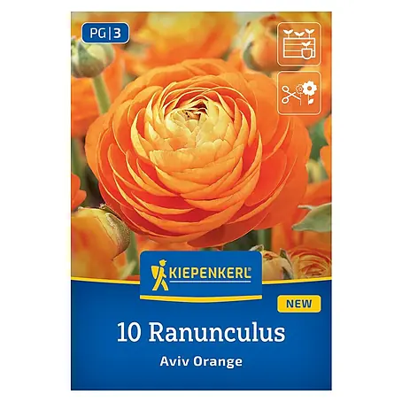 Kiepenkerl  Blumensamenmischung Ranunkeln Orange